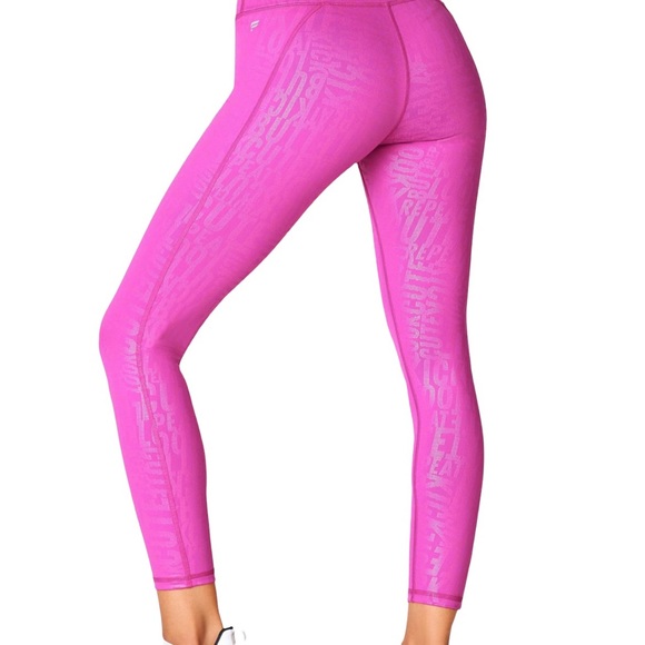 FABLETICS Kick Butt Fiesta Define High-Waisted 7/8 Barbiecore Legging - Picture 2 of 15